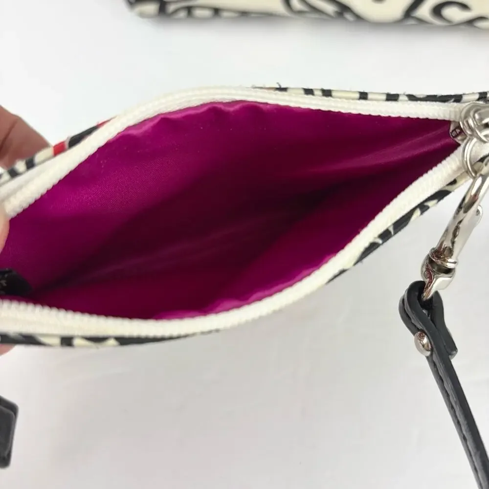 Coach Poppy Daisy Floral Graffiti Bag & Wristlet